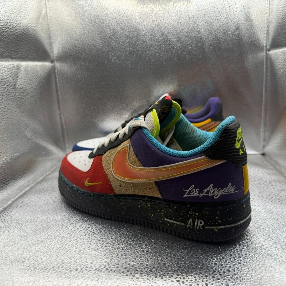 Size 6.5 Nike Air Force 1 Low What The LA Multicolor Mens‎ Sneakers CT1117-100